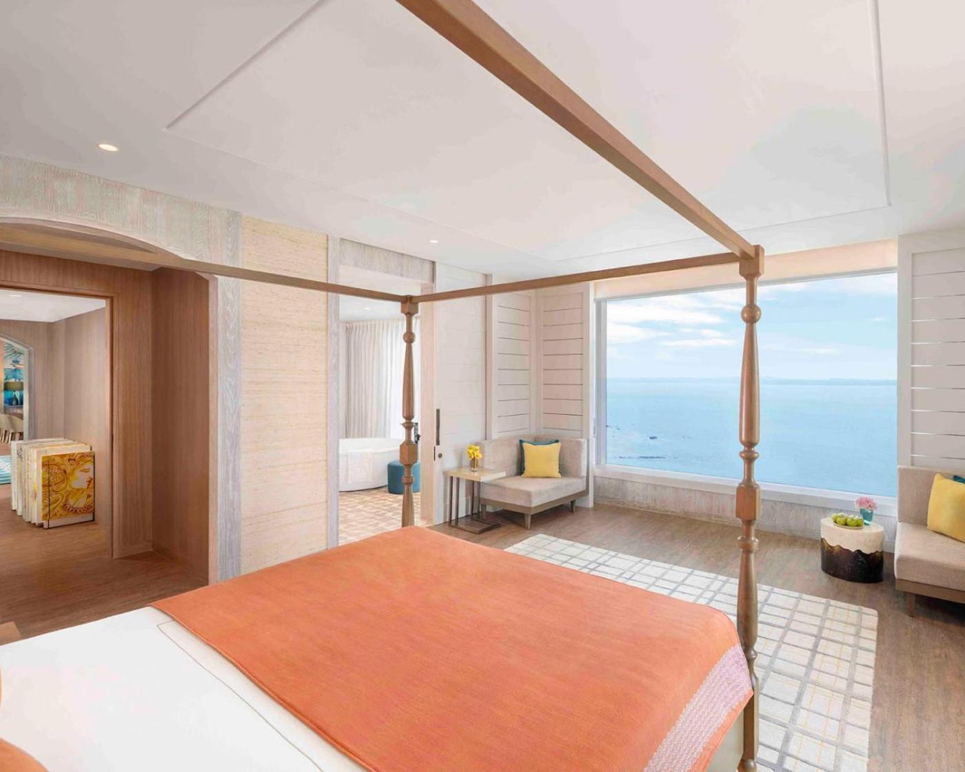 Taj Cidade De Goa Horizon, Goa Panaji Dış mekan fotoğraf A bedroom at the hotel