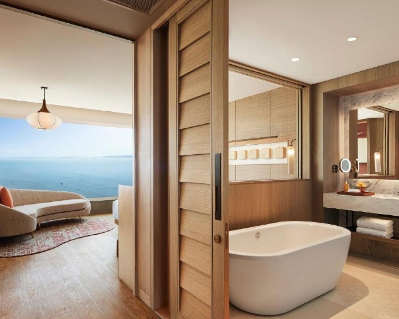 Taj Cidade De Goa Horizon, Goa Panaji Dış mekan fotoğraf A bathroom at the hotel
